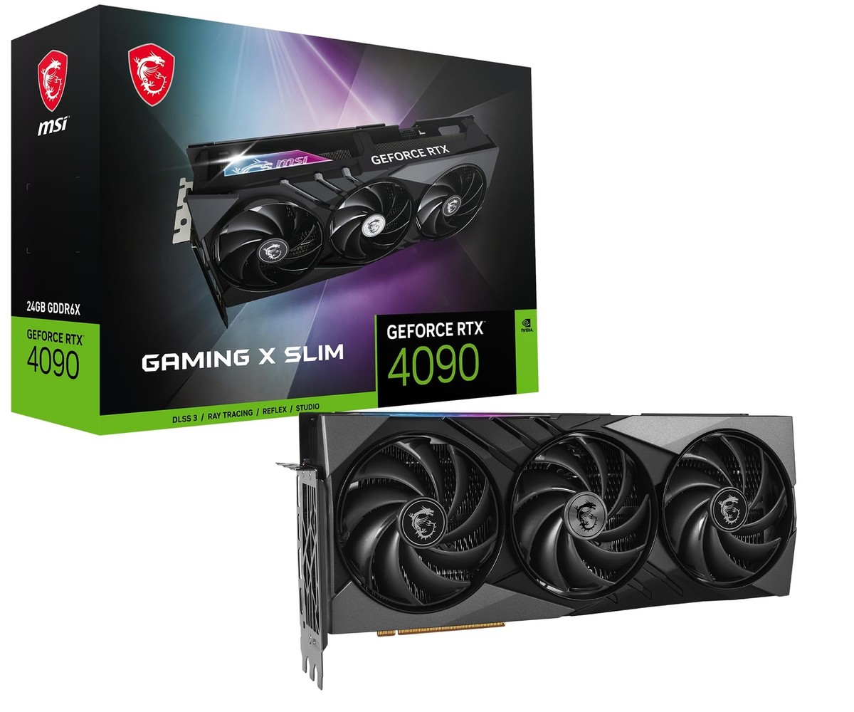 MSI GeForce RTX 4090 24GB GDRR6X Gaming X Slim Tri-Frozr 3 OC