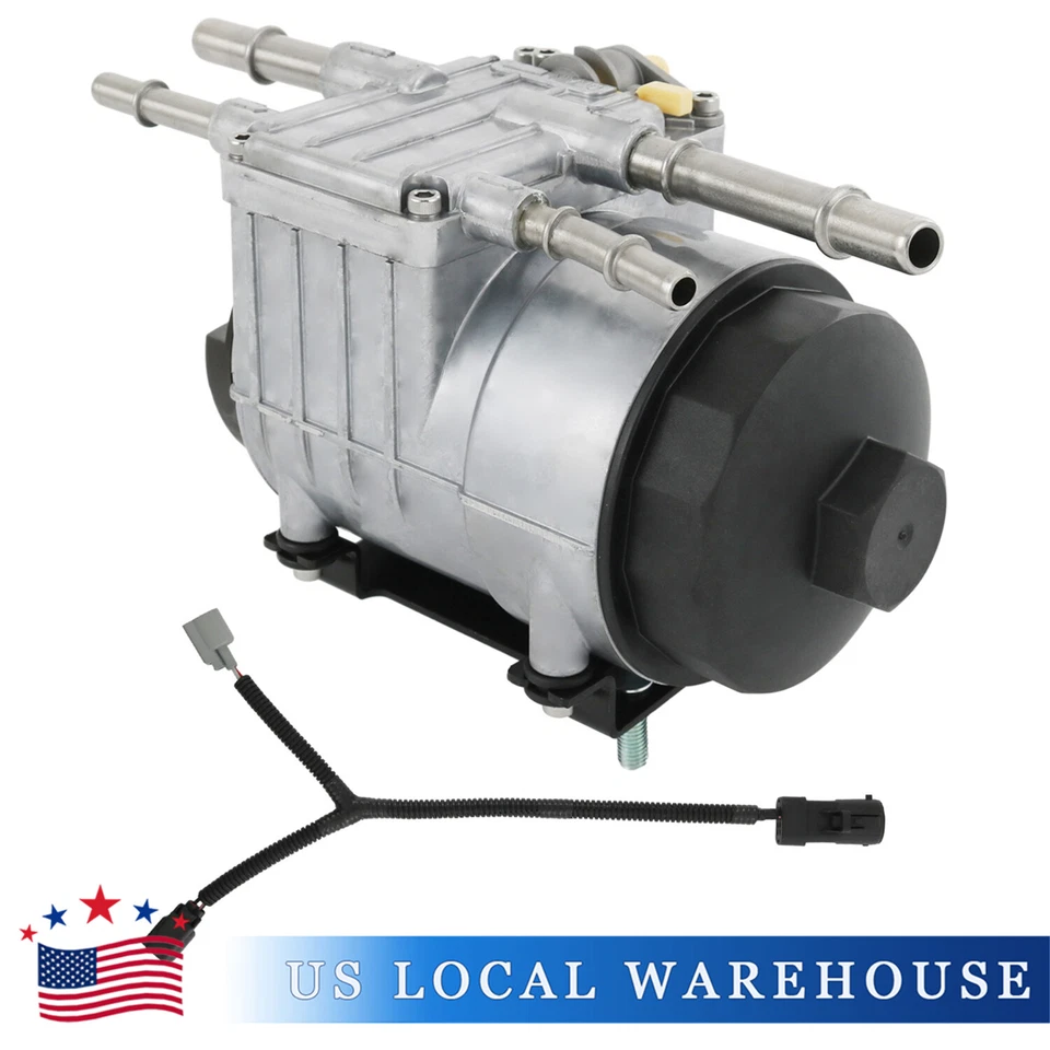 For Ford F-250 F-350 F-450 Super Duty 08-10 In-Line Diesel Fuel Pump & Filter - Image 2 of 4