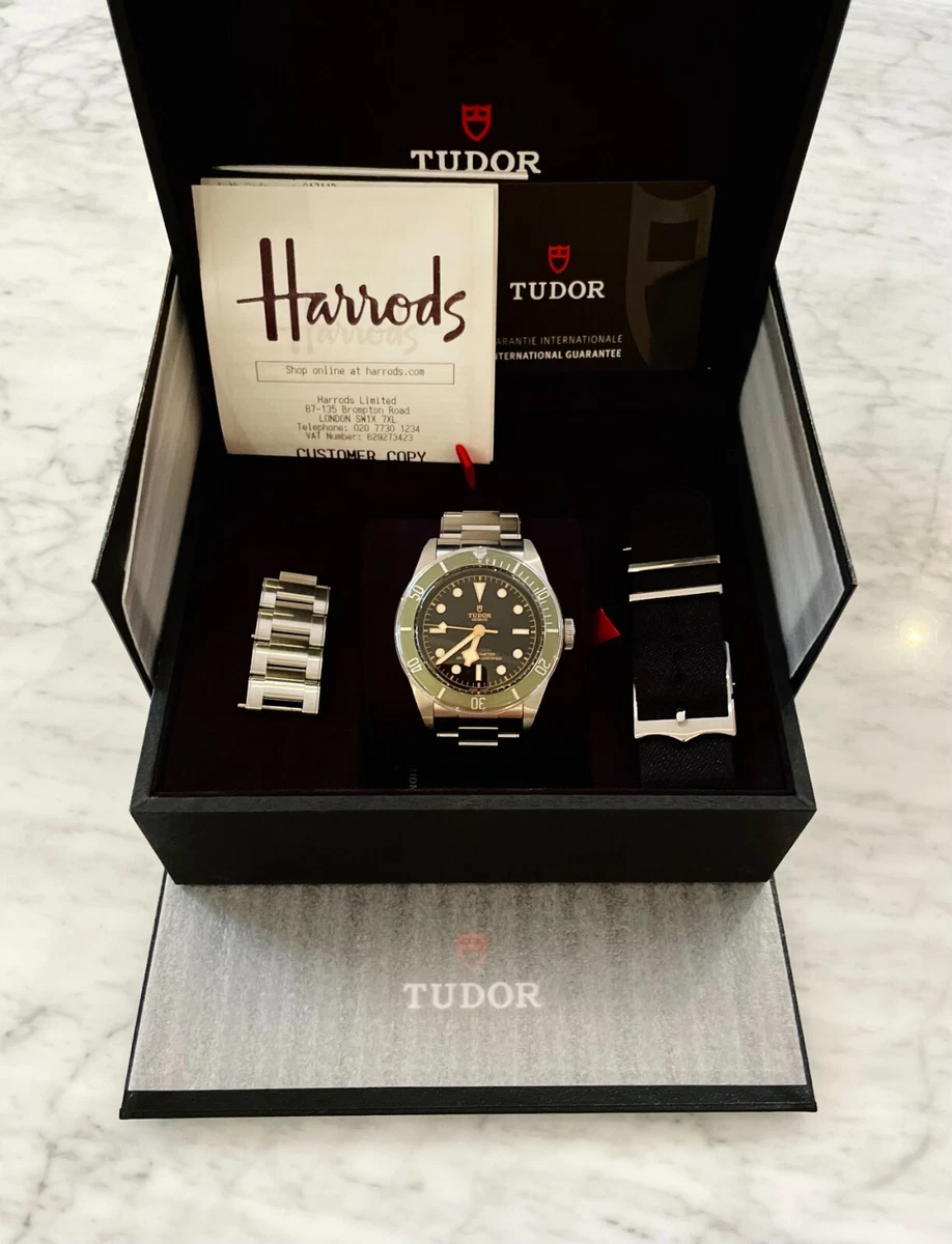 Tudor black bay green harrods edition cheap