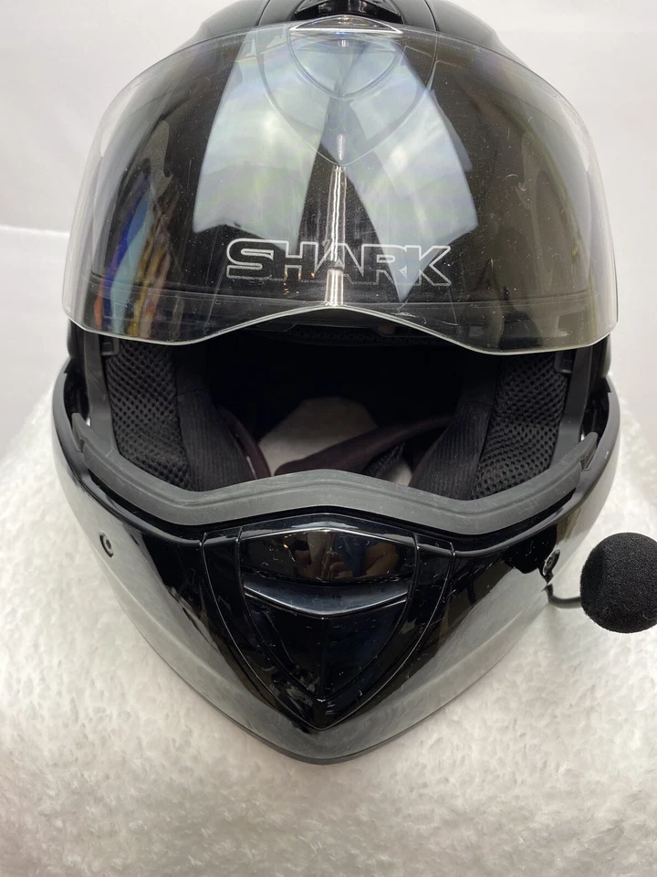 Casco de moto convertible modular Shark Evoline Serie 2 (negro) talla PEQUEÑO Foto 3 de 4