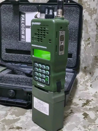 US Ware! HARRIS TCA PRC 152A Funkgerät 15W Metall VHF UHF KDU Tastatur Anzeigeeinheit - Bild 3 von 26