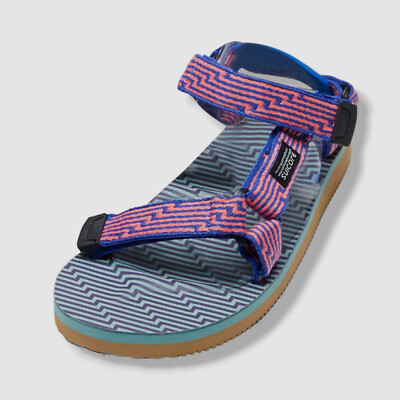 $260 SUICOKE Men's Blue Orange Depa-JC01 Jacquard Strap