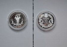 RAR!!! Ukraine 2000 10 Hryvnia "55-Jahrestag des Sieges" Silber PP
