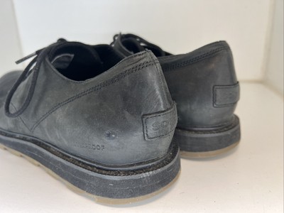 Sorel Mens Madson Low NM2622-010 Black Leather Lace-up 