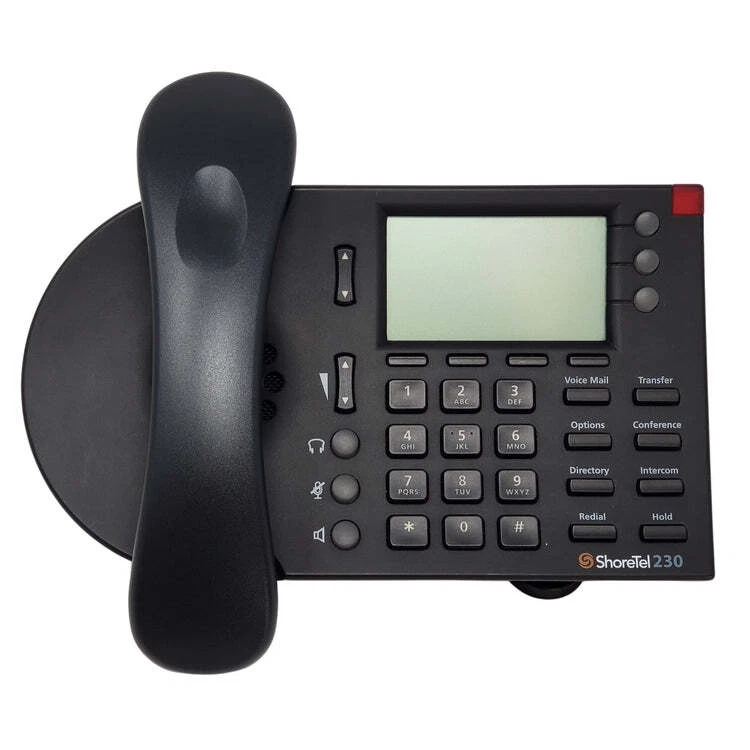 Shoretel 230G Gigabit IP Phone (10268) Black - Renewed w/1-Year Warranty - Image 3 of 4