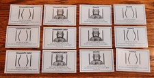 Set of 12 Monopoly Game Get Out of Jail Free Go To Jail Cards Chance Community