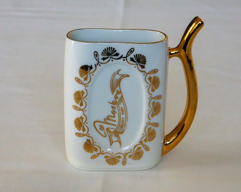 GHMoskva Karlovy Vary Cup for Sipping Mineral Water, Czechoslovakia, Mid 1980's