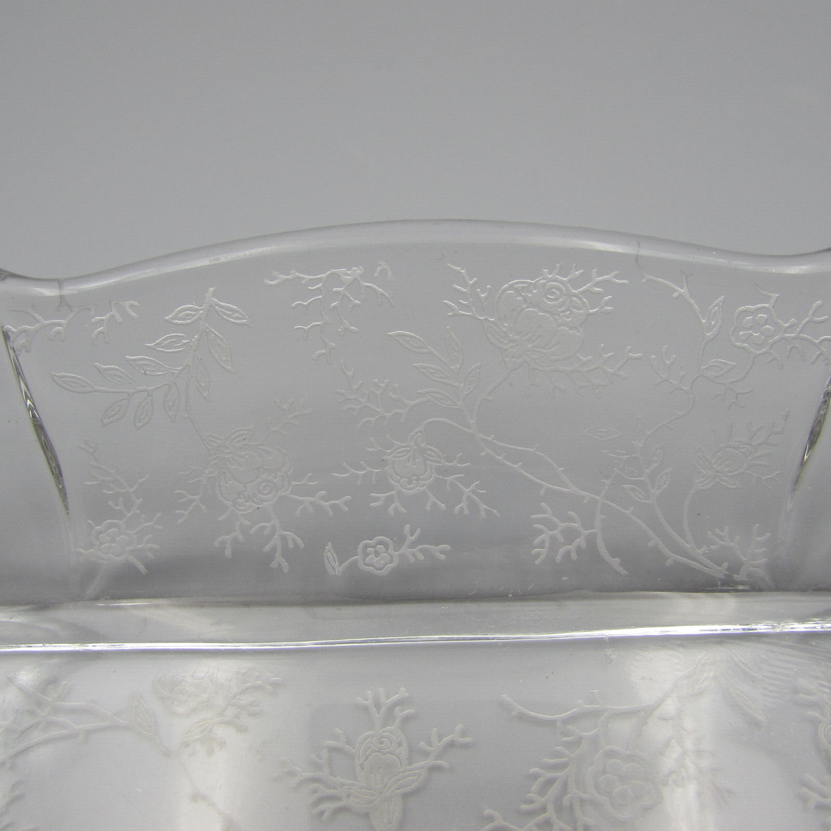 Fostoria Etched Crystal CHINTZ Pickle Dish | eBay