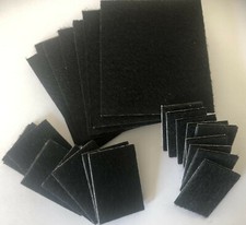 RECTANGLE BLACK FELT PADS SELF ADHESIVE FLOOR PROTECTION TABLE,CHAIRS,SOFA LEGS