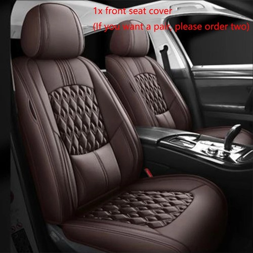 Car Seat Cover PU Leather Seat Universal Breathable Seats Cover Protector Pad - Picture 25 of 31