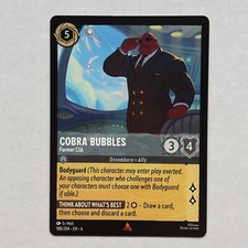Cobra Bubbles 188/204 Disney Lorcana Azurite Sea Regular Rare Card NM