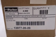 HF 13977-20-20 - Parker 13977-20-20 Fitting 1-1/4" Hose X 1-1/4" STOCK 3072