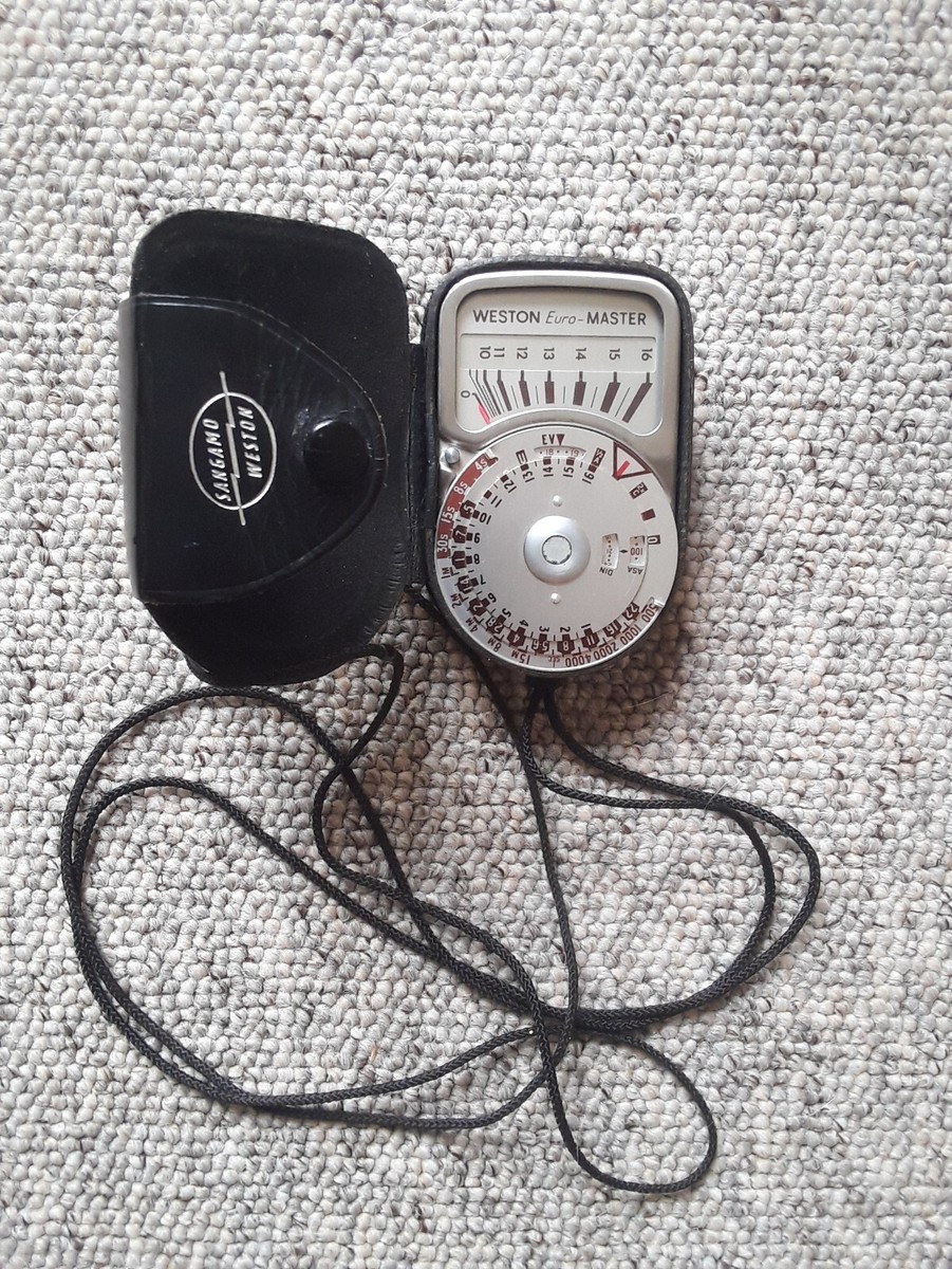 Sangamo Weston Euro-Master Exposure Meter Plus Invercone, both in