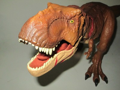 Jurassic Park World Battle Damage Roarin Super Colossal Tyrannosaurus Rex Ebay