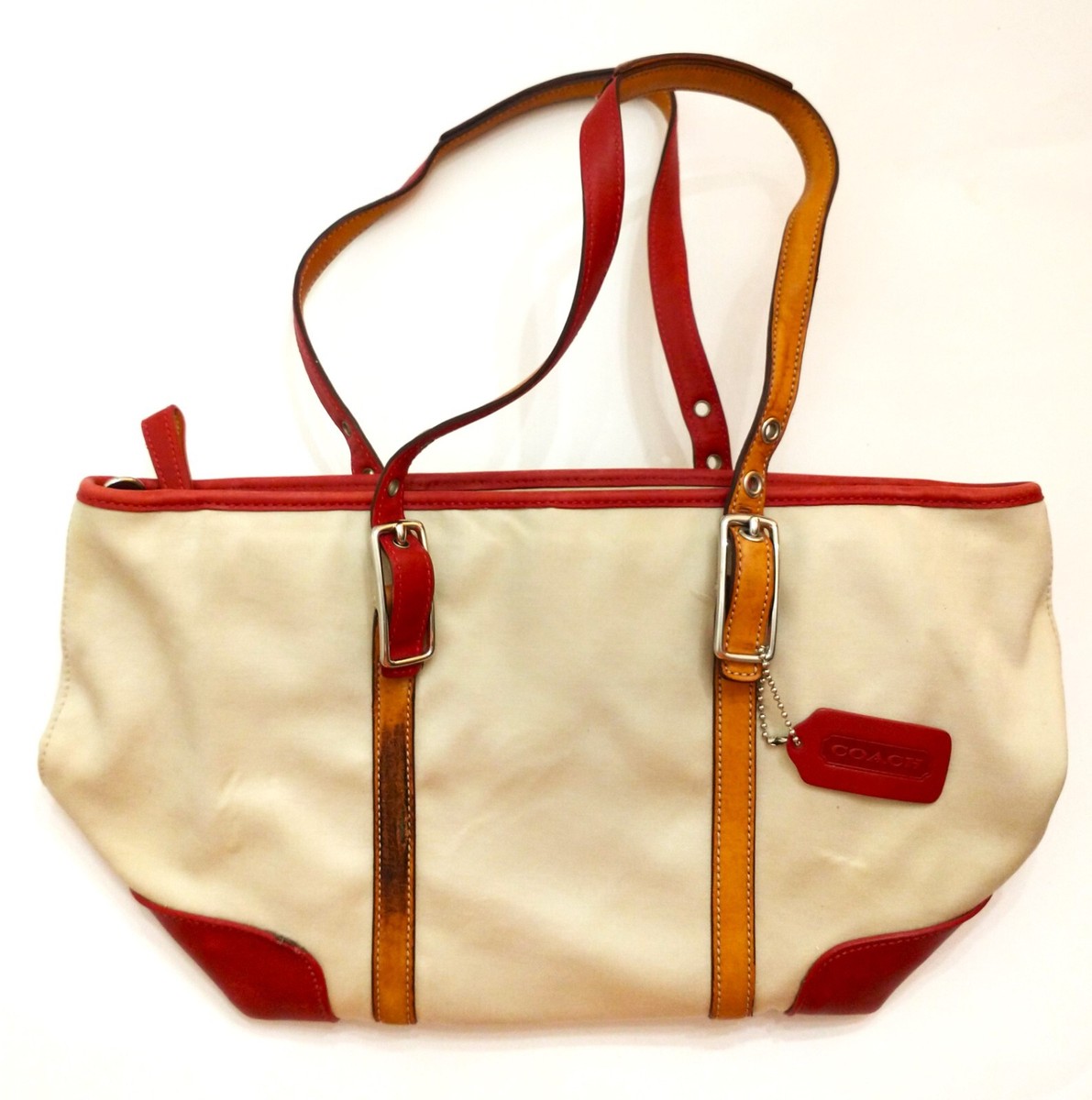 Coach Hampton M23-7577 Double Handle Tote Bag Purse | eBay