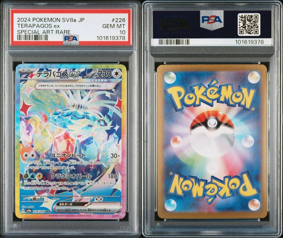 テラパゴスex SPECIAL ART RARE PSA10 PSA 10 Terapagos ex SAR 226/187 Terastal Festival ex Pokemon