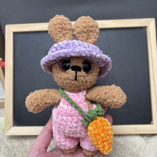 Crochet Spring Bunny Plushie | Soft plush Toy | Handmade Gifts - Picture 3 of 4