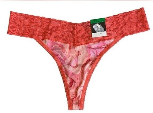 I.N.C. International Concepts Lace Trim Thong Underwear Marble - Picture 4 of 9