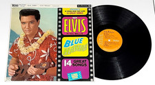 Elvis' Blue Hawaii Soundtrack MONO SMALL ORANGE LABEL album RD27238 EX-