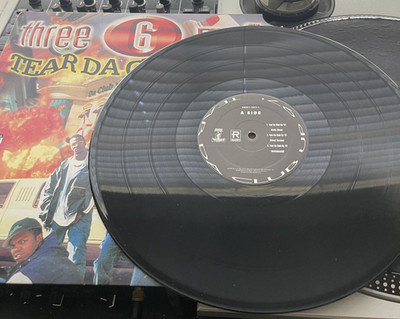 Three 6 Mafia   Tear Da Club Up OG 1997 Press 12'' PROMO In Picture Cover VG+/VG