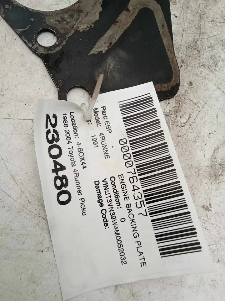 Placa de cubierta del volante trasero 88-04 Toyota 4Runner Tacoma Tundra 3VZ 5VZ USADO OEM Foto 2 de 3