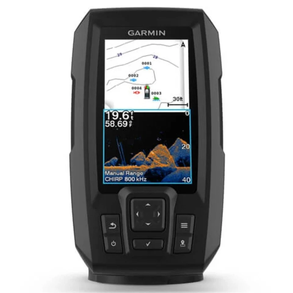 Garmin STRIKER Vivid 4cv 4,3" Marine GPS Fischfinder & GT20-TM Geber │ IPX7 - Bild 4 von 4