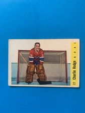 58/59 Parkhurst #17 Charlie Hodge Montreal Canadiens VG-EX