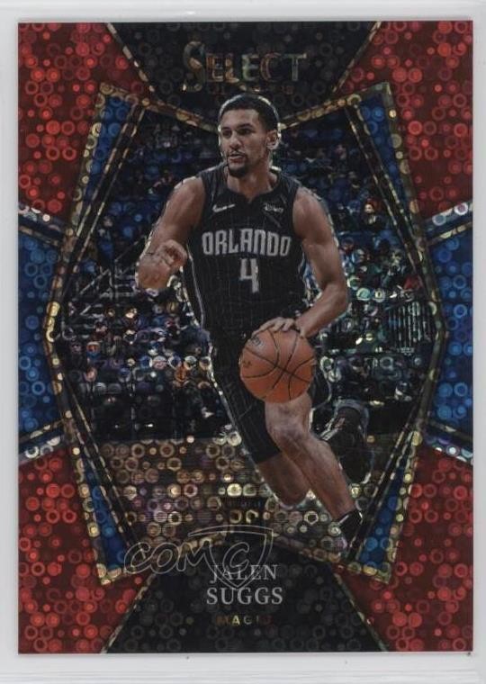 2021 Panini Select Premier Level Red Disco Prizm 43/49 Jalen Suggs Rookie RC 9ut