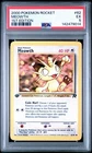 2000 Pokémon Rocket Meowth #62 1st Edition PSA 5