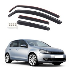 4-Tlg Windabweiser Regenabweiser Passend Für VW Golf 6 5-Türer  2008 2009-2012