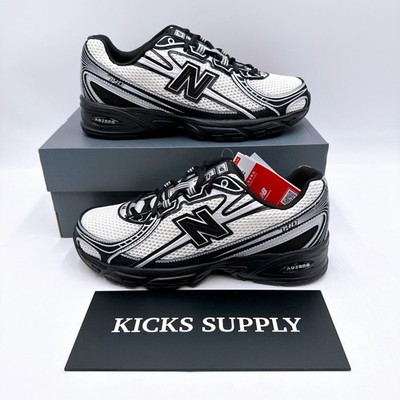 New Balance 740 Width D U7407XT Men's US 4-12 Black Angora Silver Metallic