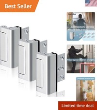 Home Security Door Reinforcement Lock, Childproof Safety Latch 3Pack Top Do...