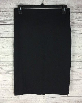 Premise Skirt Women s Size 4 Black Knit Back Zip Straight Pencil Slit