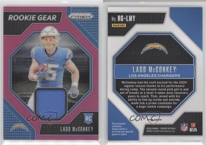 2024 Panini Prizm Rookie Gear Pink Prizm Ladd McConkey #RG-LMY RC