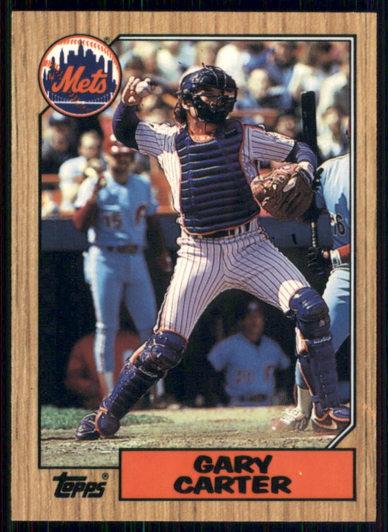 1987 Topps #20 Gary Carter Collector's Edition (Tiffany)