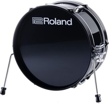 Roland KD-180L-BK 18-inch Bass Drum BK Black Kick pedal sold separately New