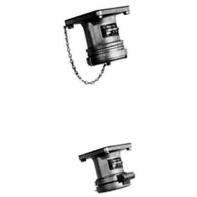 Appleton ADR1034-RS, 100 A, 4 P, 3 W, Aluminum, RS, Pin/Sleeve Receptacle, 1 pc