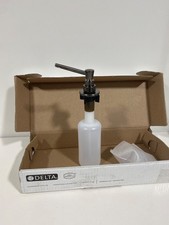 Delta Faucet Pump Soap/ Lotion Dispenser Black, Countertop Soap Dispenser