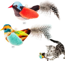 Catnip Cat Toys Satisfy Cat'S Natural Hunting Instintion for Indoors Cats Feathe