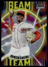 2022 Stadium Club Chrome Hunter Greene #BT-11 Beam Team