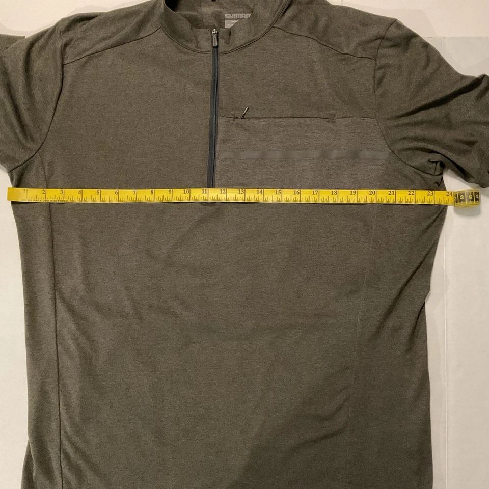Camiseta deportiva de ciclismo Shimano Transit Pavement para hombre talla XXL verde oscuro Foto 4 de 4