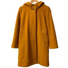 MACKINTOSH LONDON Wool Hooded Coat, Size 38, Brown Beige Women USED