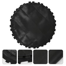 1Pc Black Trampoline Replacement Jumping Mat Trampoline Round Mat with Hooks
