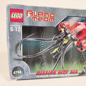 Lego Set # 4796 &bull; Alpha Team Mission Deep Sea "Ogel" &bull;&nbsp;NIB &bull; 2002