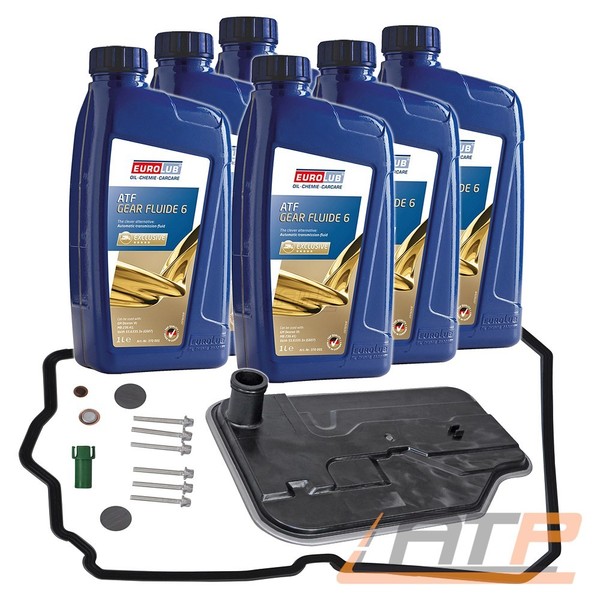 Hydraulikfilter Satz+Eurolub AUTOMATIK-GETRIEBE-ÖL FÜR Mercedes S-KLASSE W221-image
