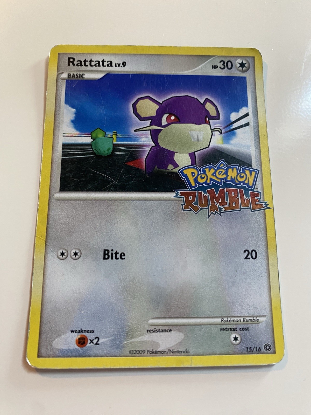 2009 Pokemon Rumble Rattata #15/16
