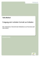 Umgang Mit Verbaler Gewalt An Schulen Talha Mutluel