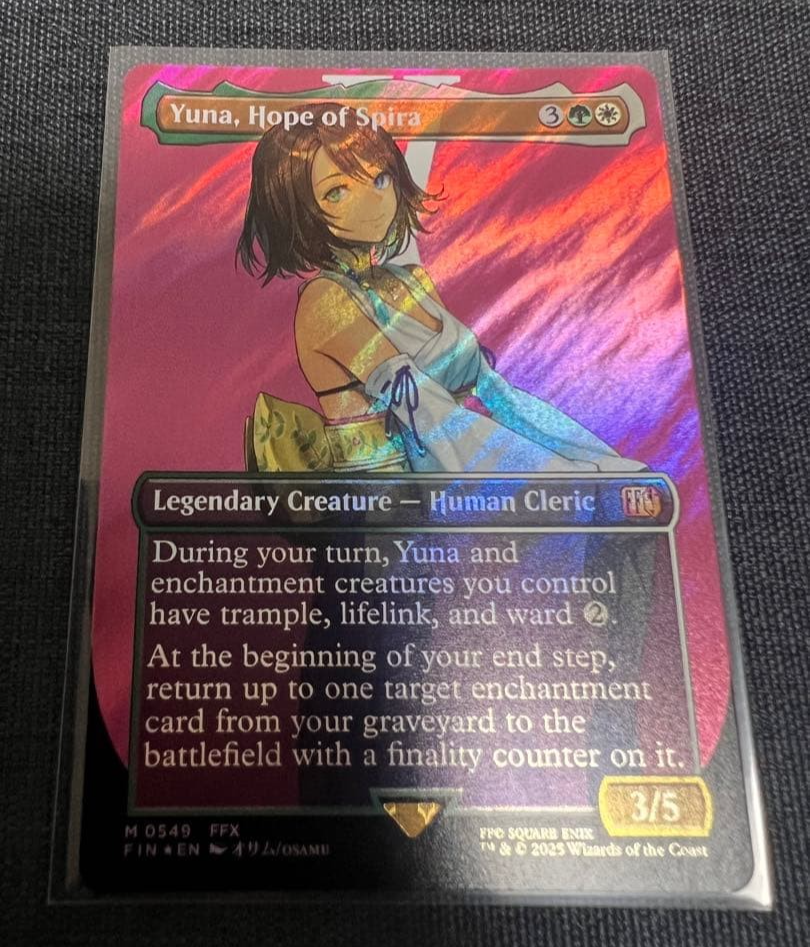 MTG Yuna Hope of Spira Surge Foil English Magic The Gathering Card Final X