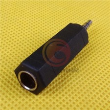 1pcs 3.5mm stereo male plug to 6.35mm stereo female jack adapter new *rr