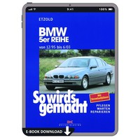 BMW 5Er Typ E39 1995-2003 So Wird's Gemacht Reparaturhandbuch E-Book PDF